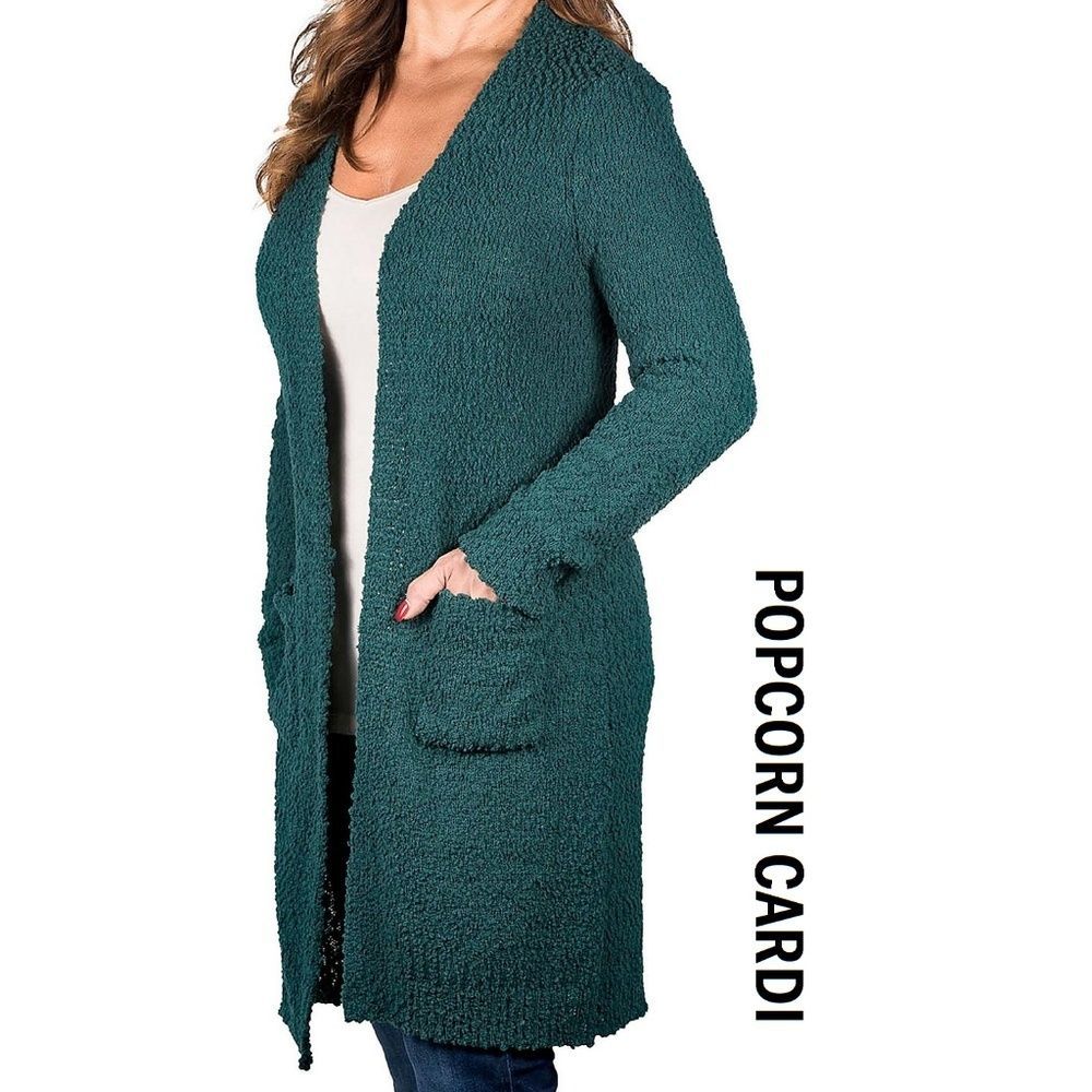 POPCORN Chenille Open Front Cardigan Duster BNWT